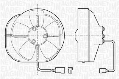 MAGNETI MARELLI 069401280010 -  Электродвигатель, вентиляция салона